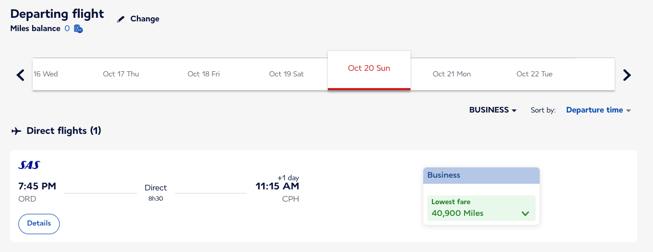 flying blue redemption