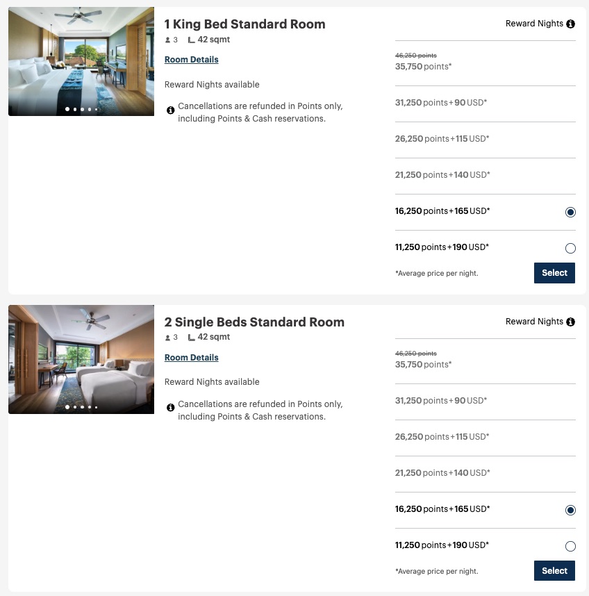 Hotel Indigo Seminyak room types