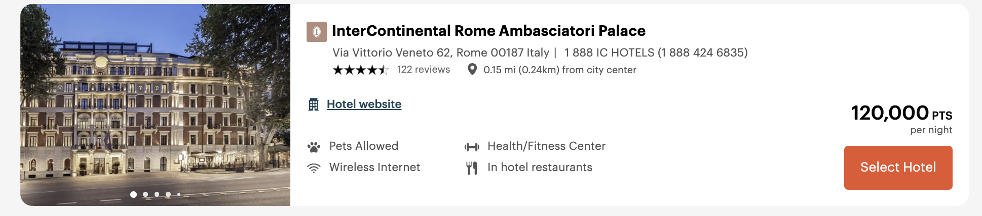 InterContinental Rome Ambasciatori Palace, an IHG Hotel