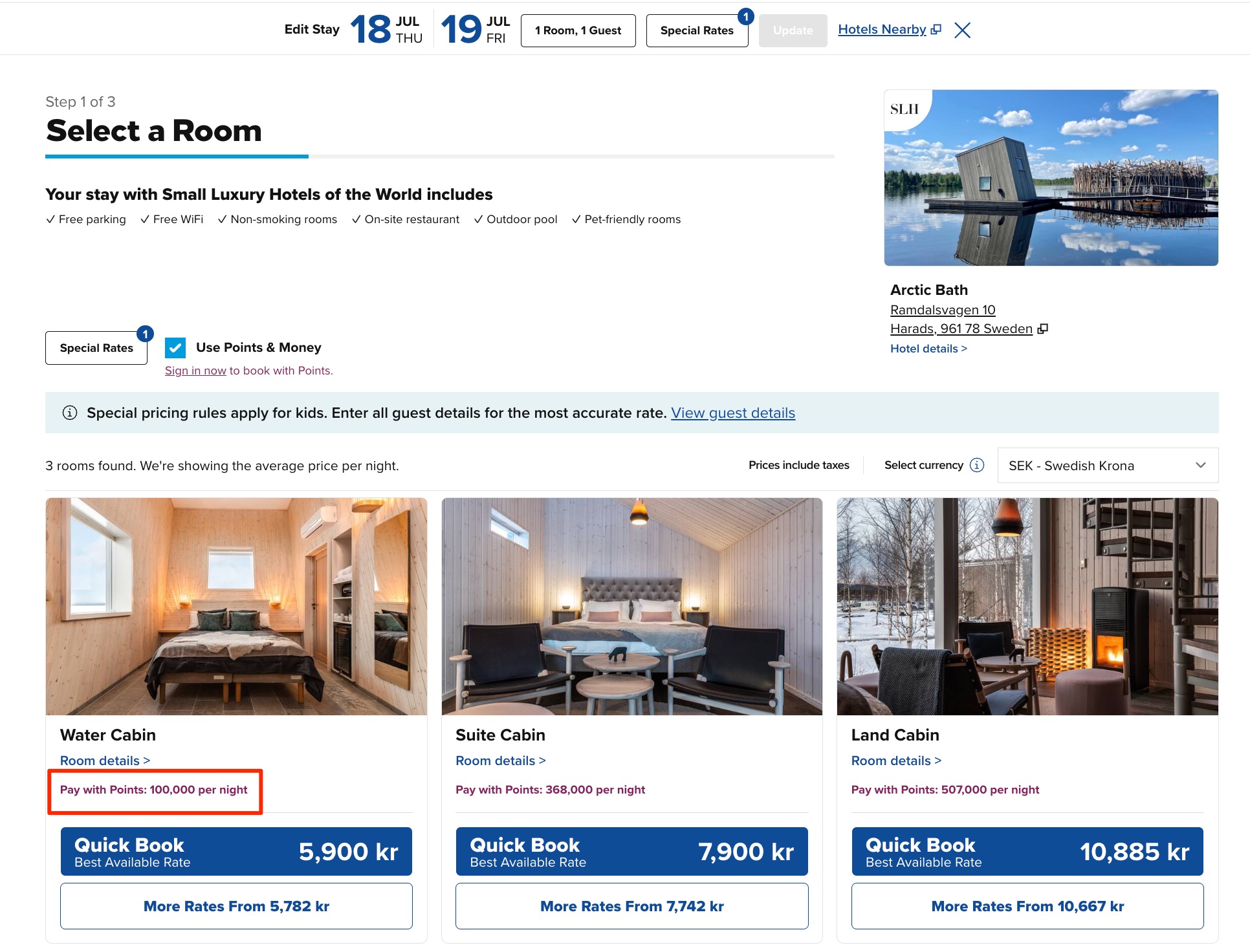 arctic bath slh hotel