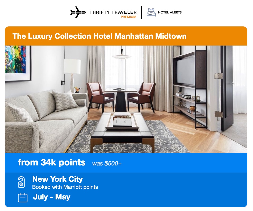 luxury collection manhattan alert