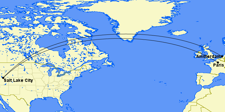 All the Routes Where You Can Fly Delta One Suites 35 map of delta routes from salt lake city to europe
