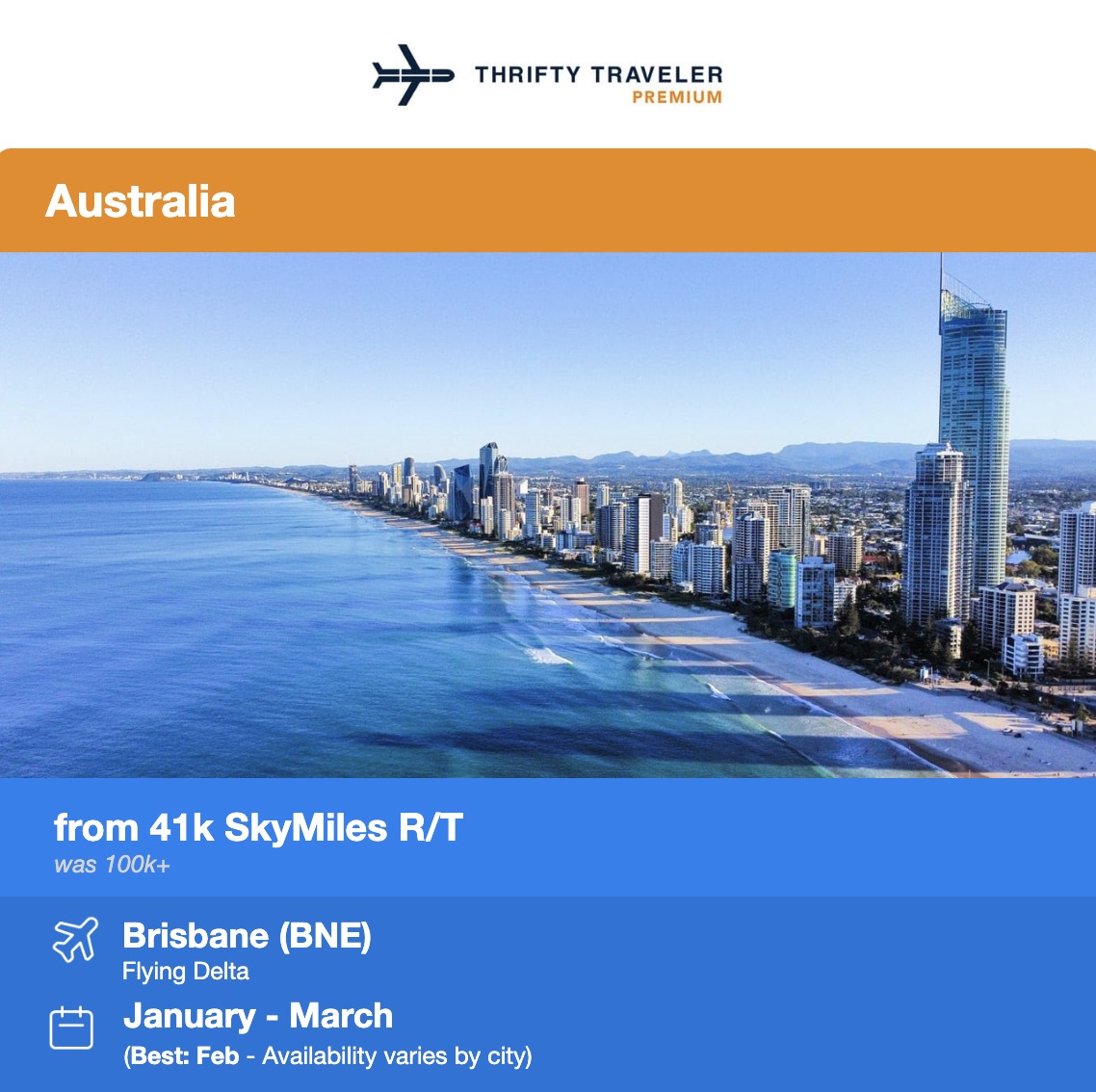 BNE SkyMiles