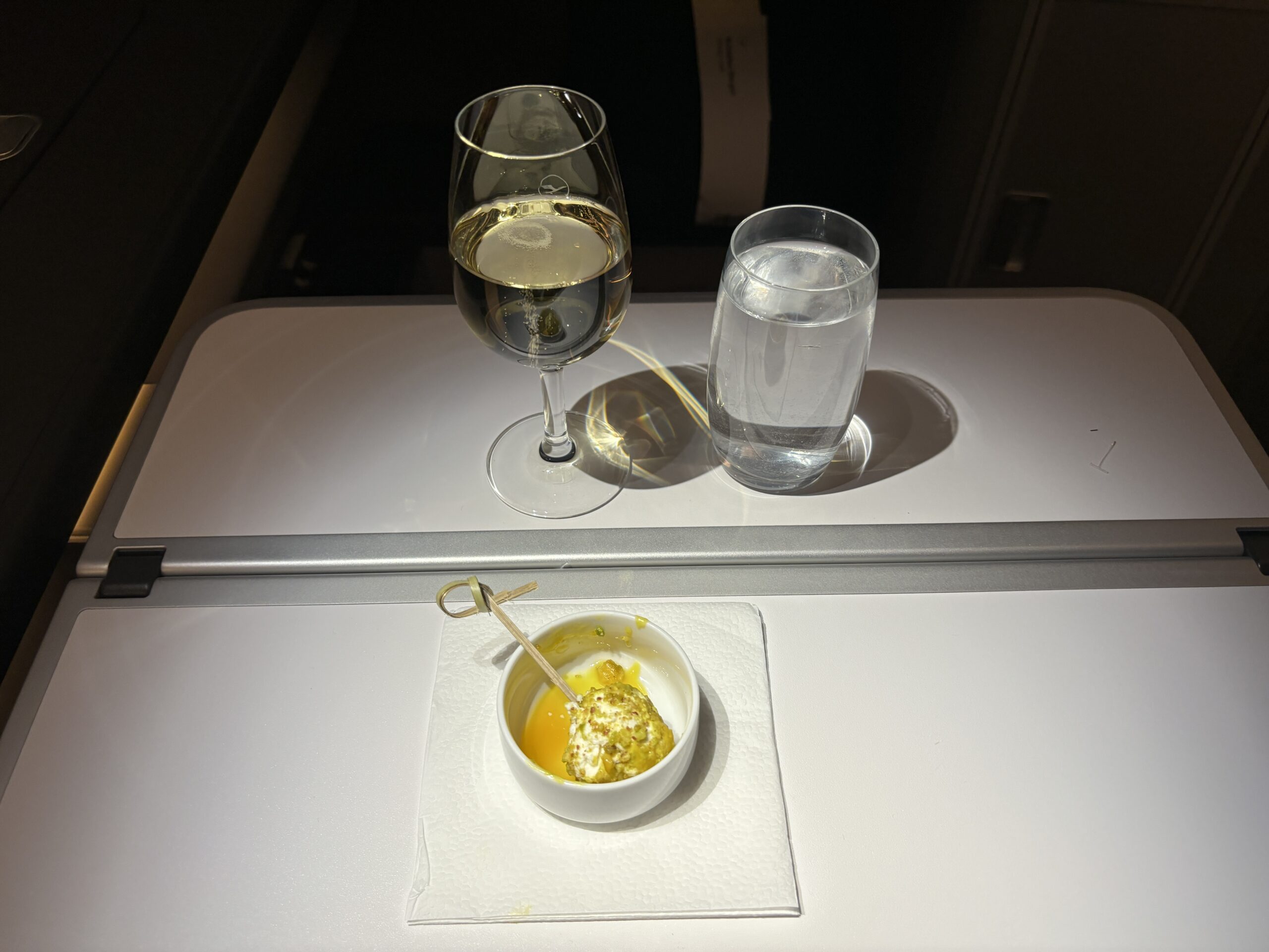 Lufthansa Business Class Food