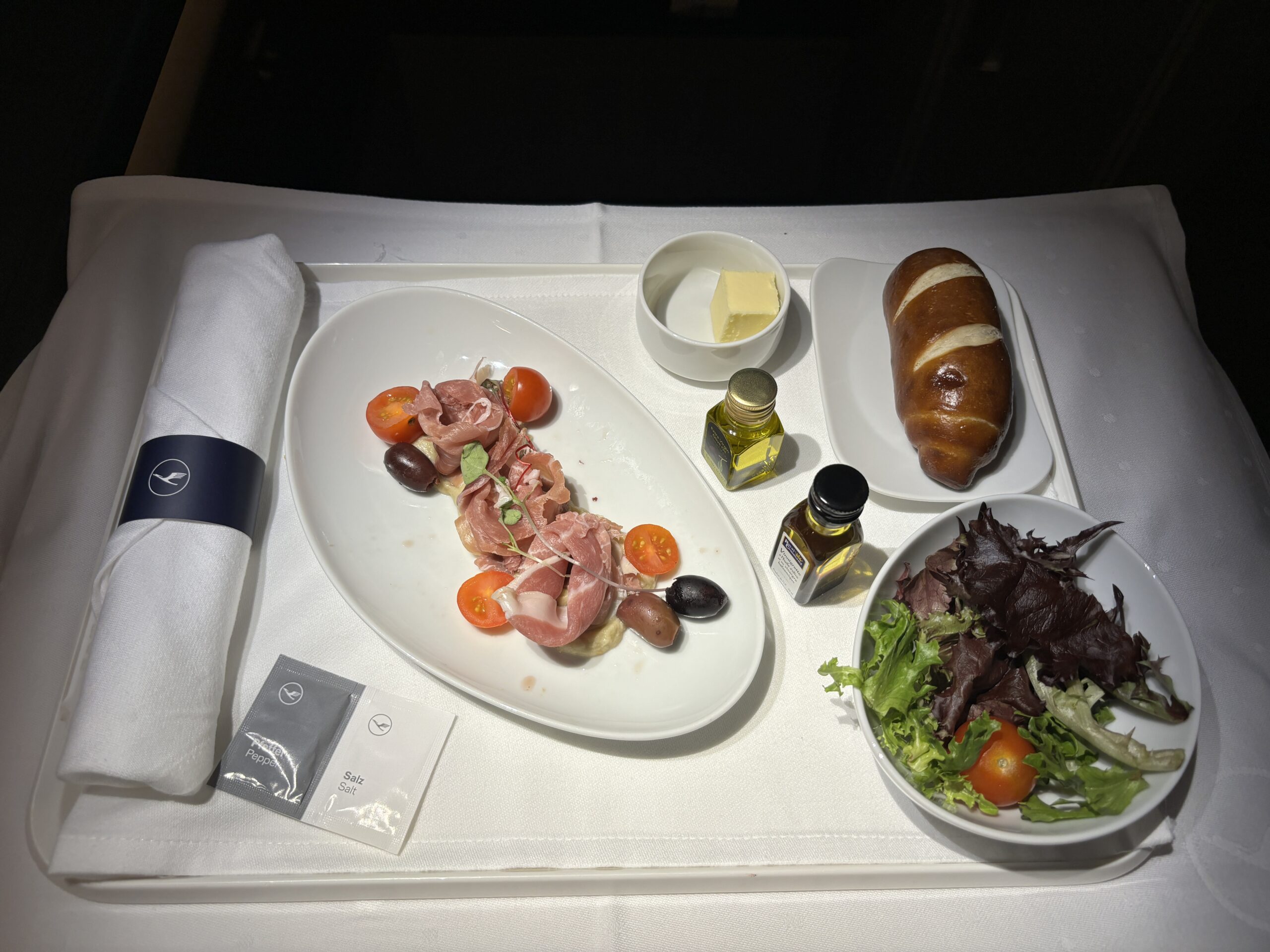 Lufthansa Business Class Food