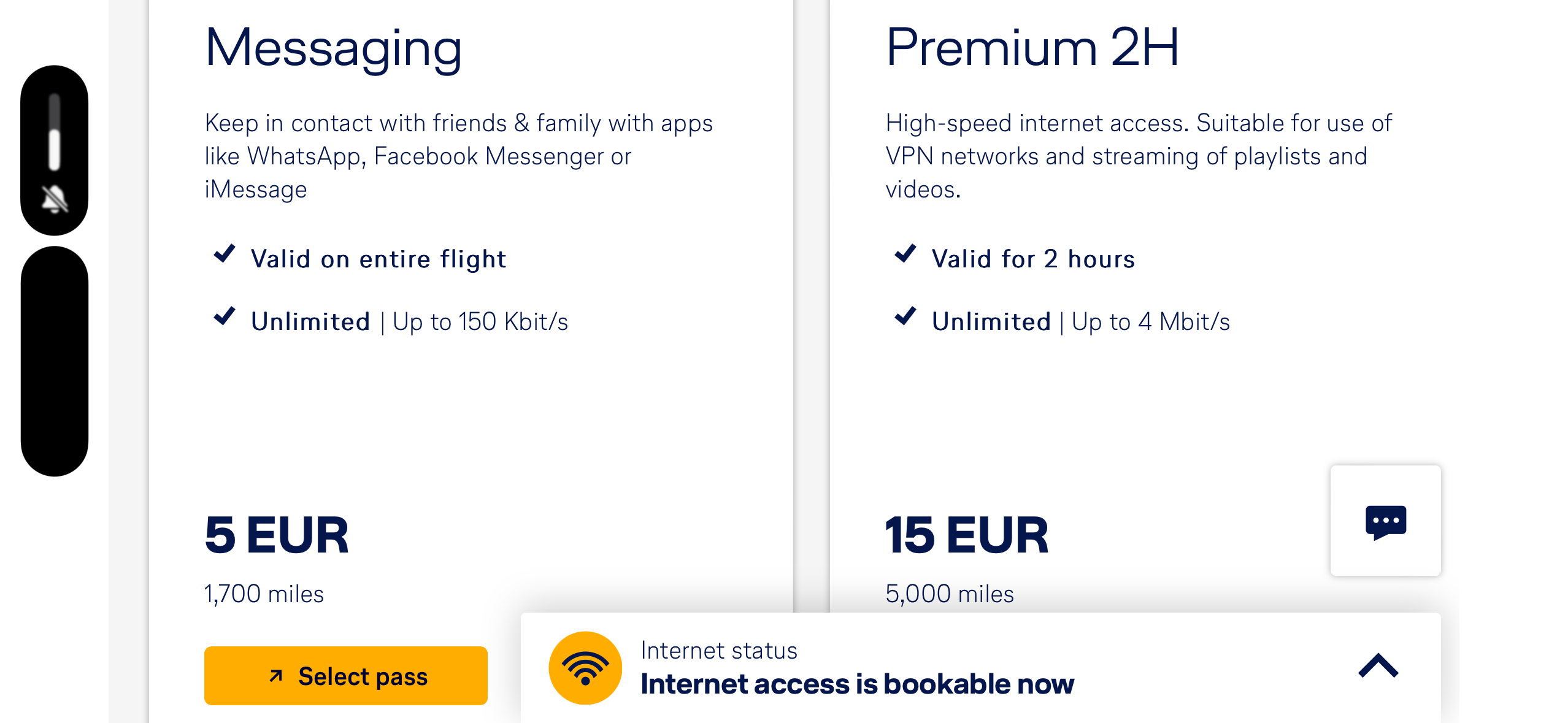Lufthansa Business Class Wifi