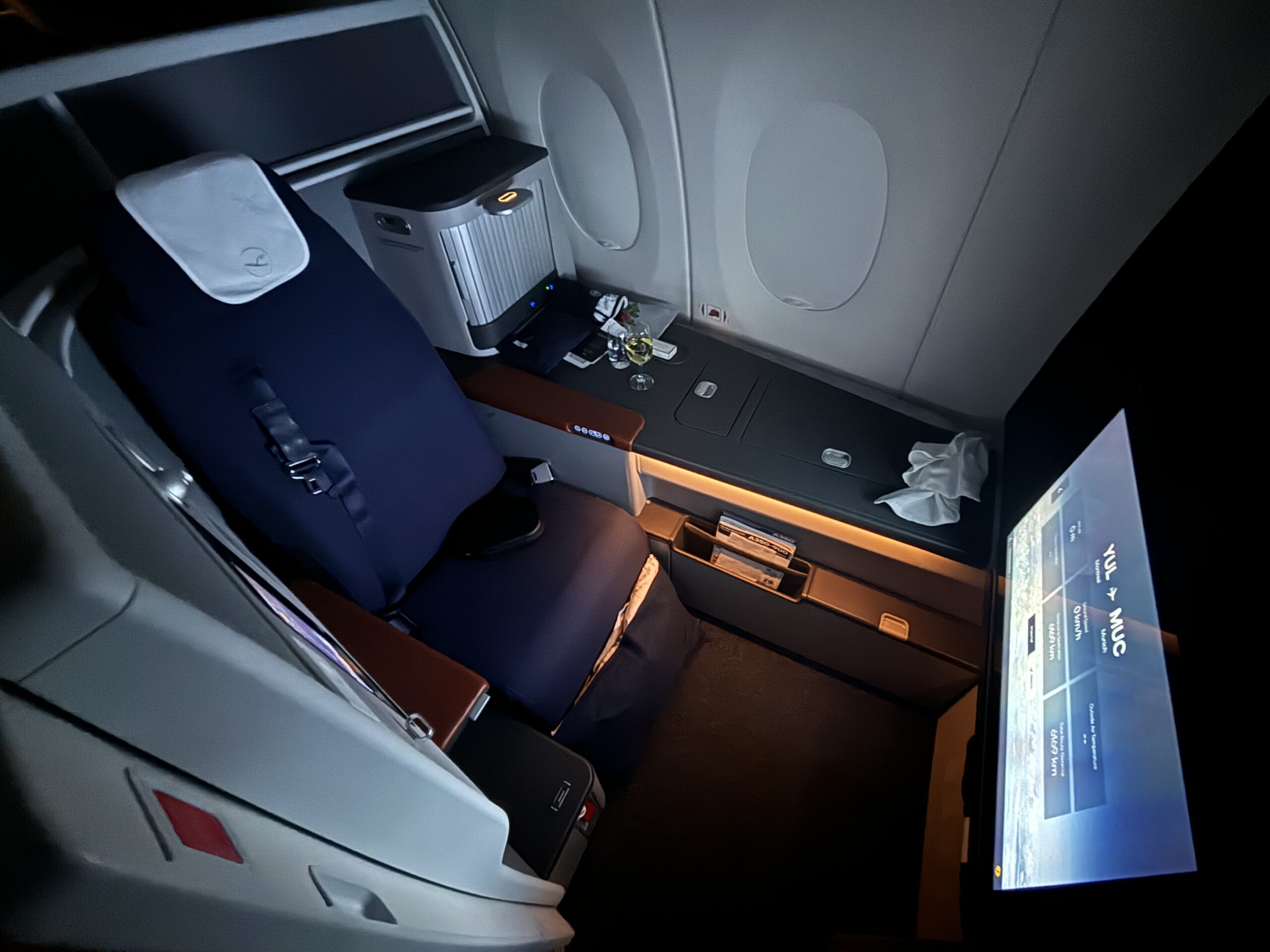 Lufthansa Business Class Entertainment