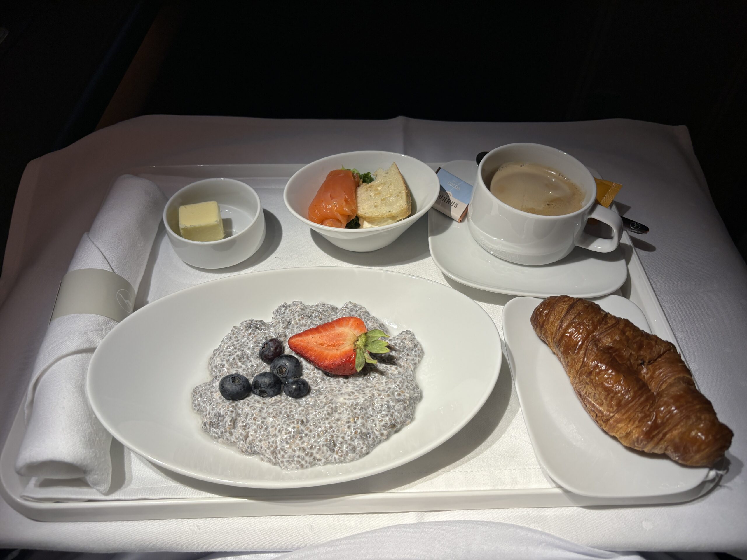Lufthansa Business Class Food