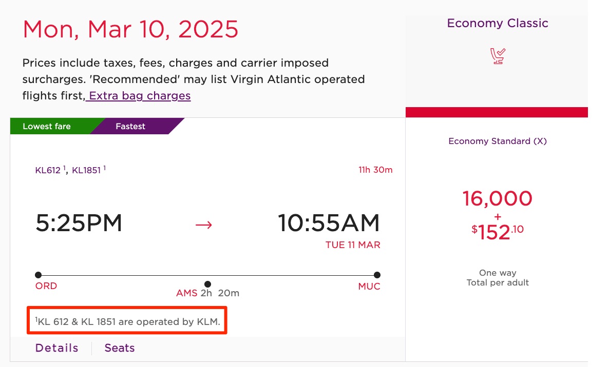 ORD-MUC Virgin Atlantic award flights