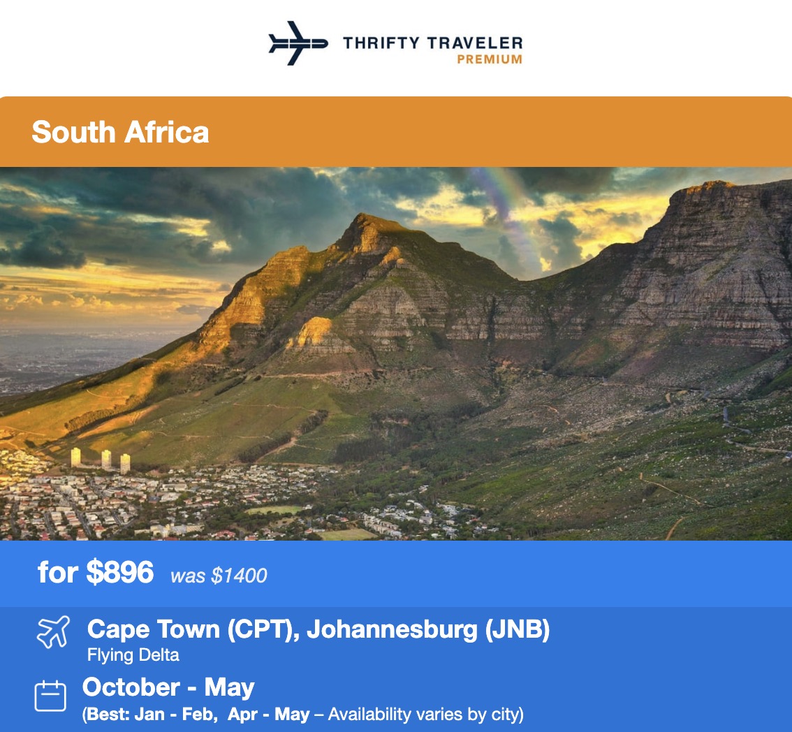 South Africa SkyMiles