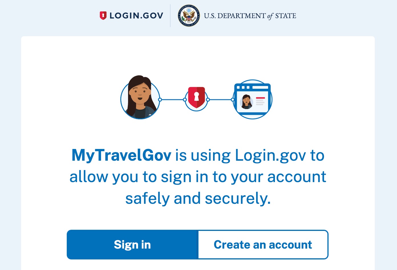 mytravelgov signup