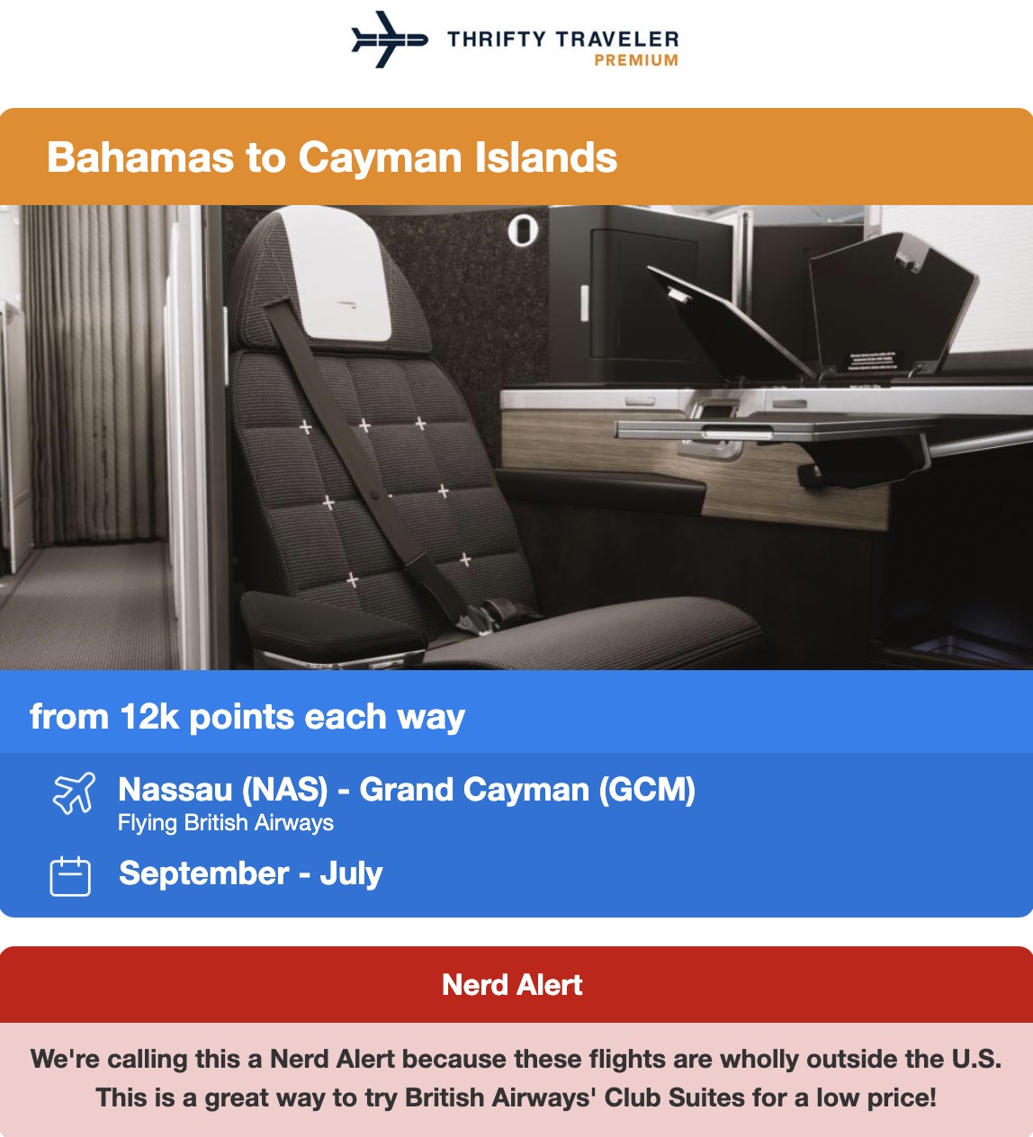British Airways Grand Cayman to Nassau