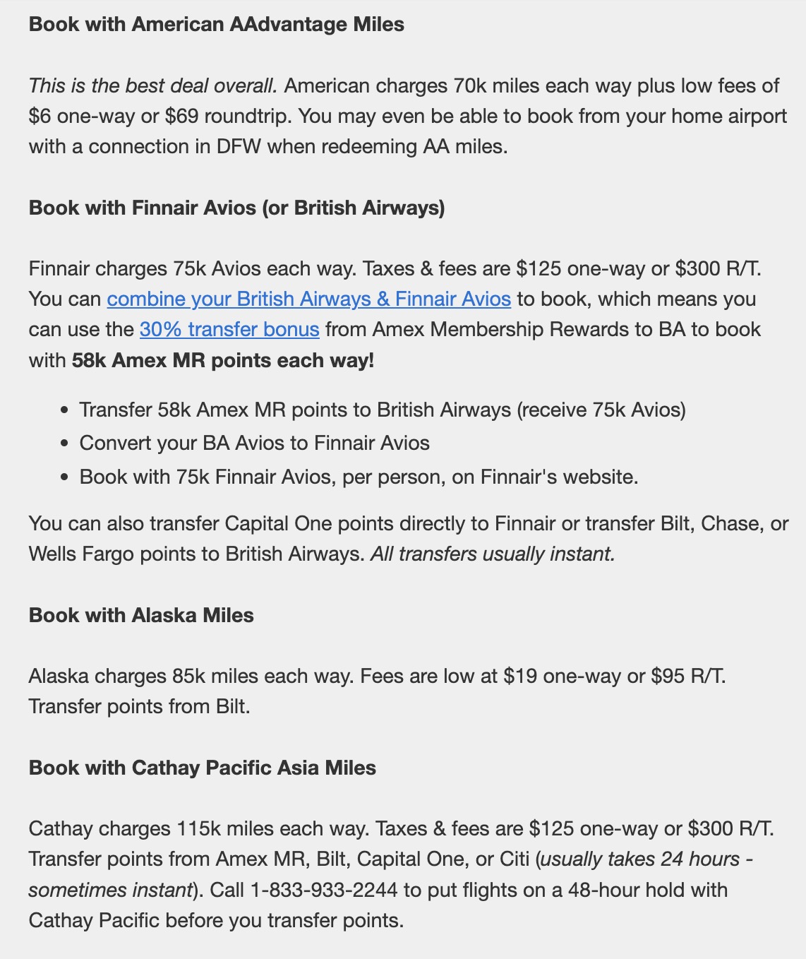 Cathay Pacific unicorn alert