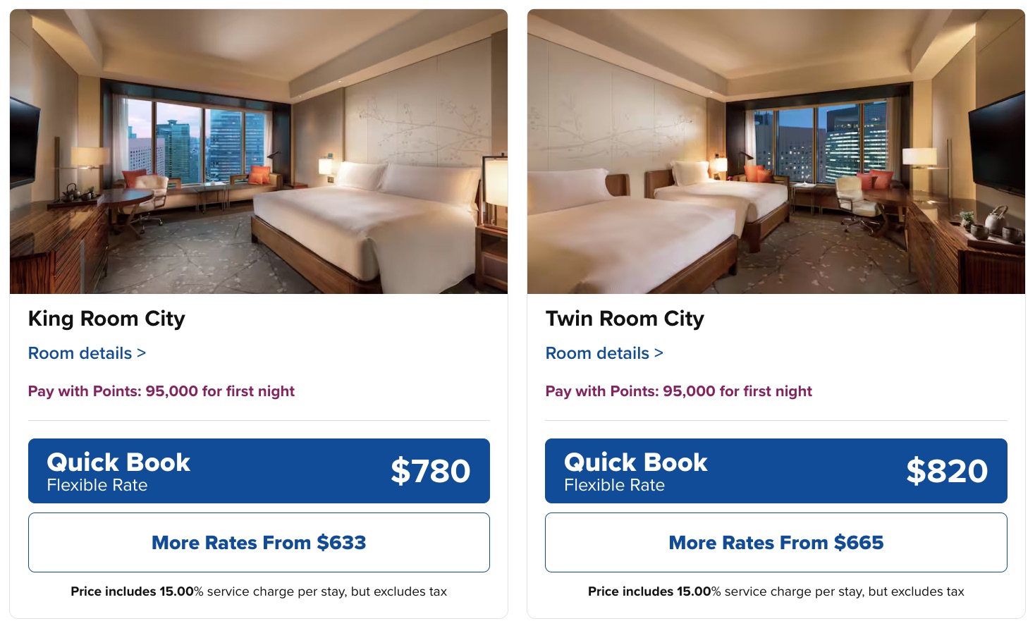 Conrad Tokyo standard room award