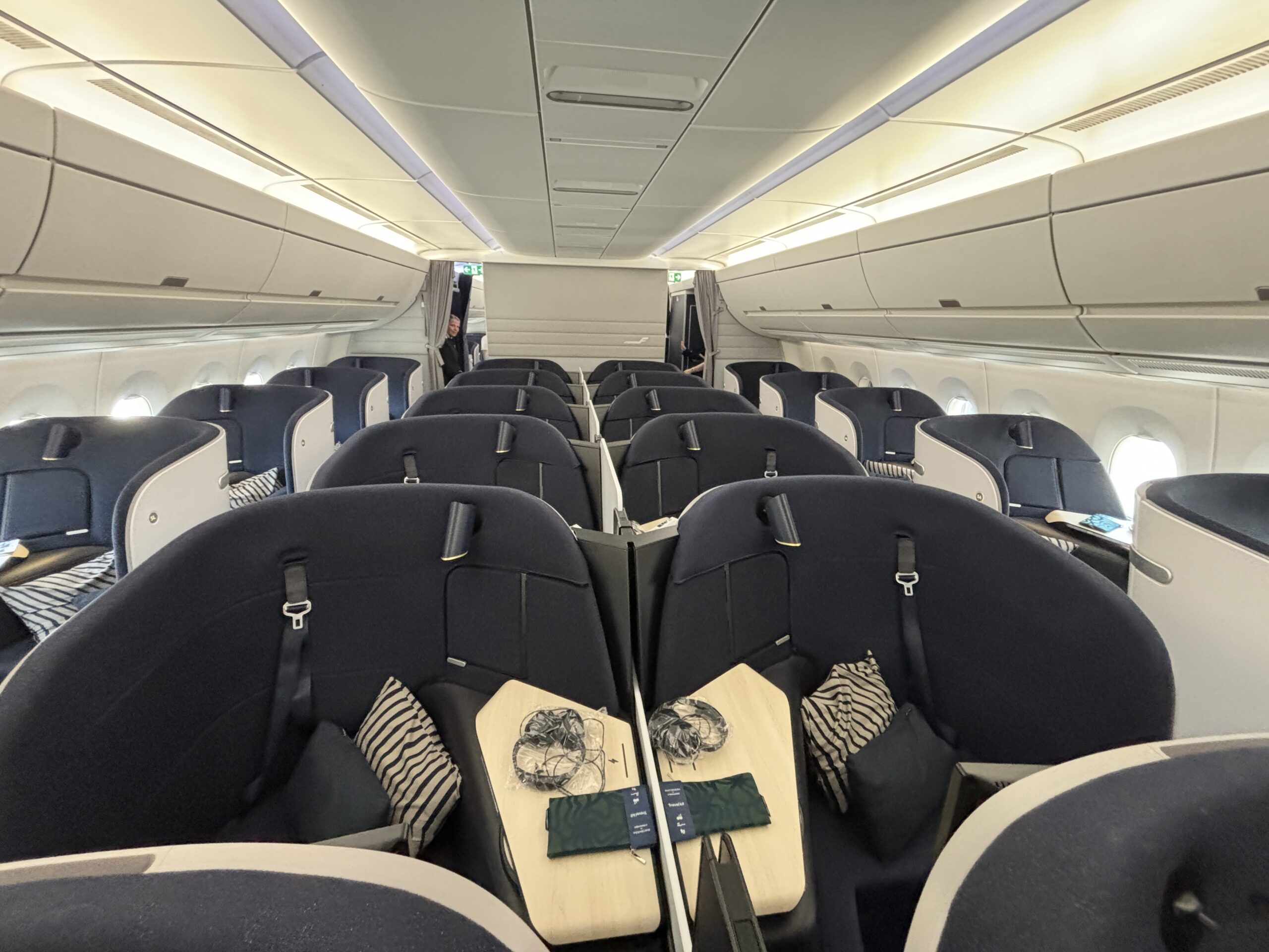 Finnair Business Class Cabin