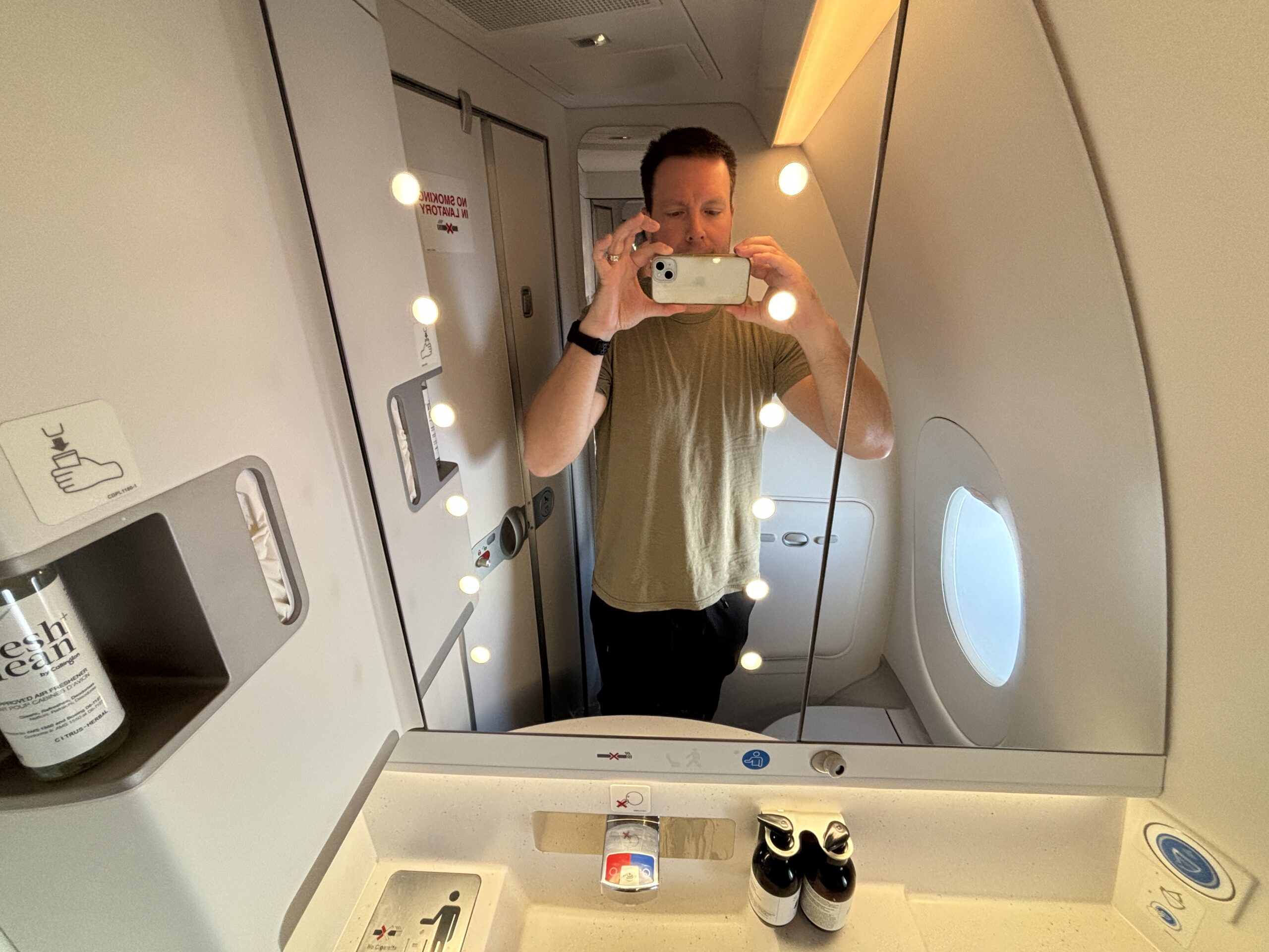 Finnair Business Class Lavatory