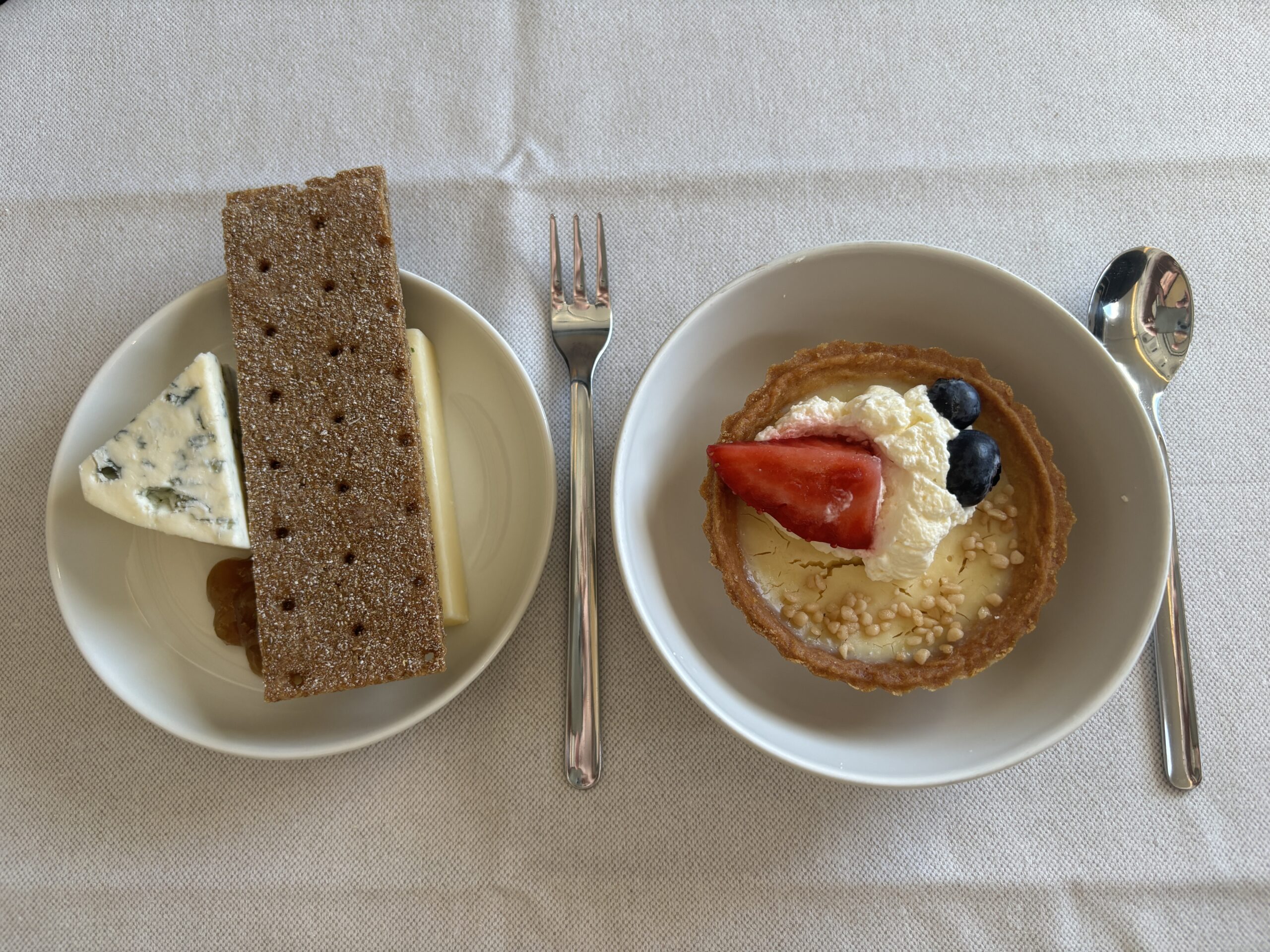 Finnair Business Class Food