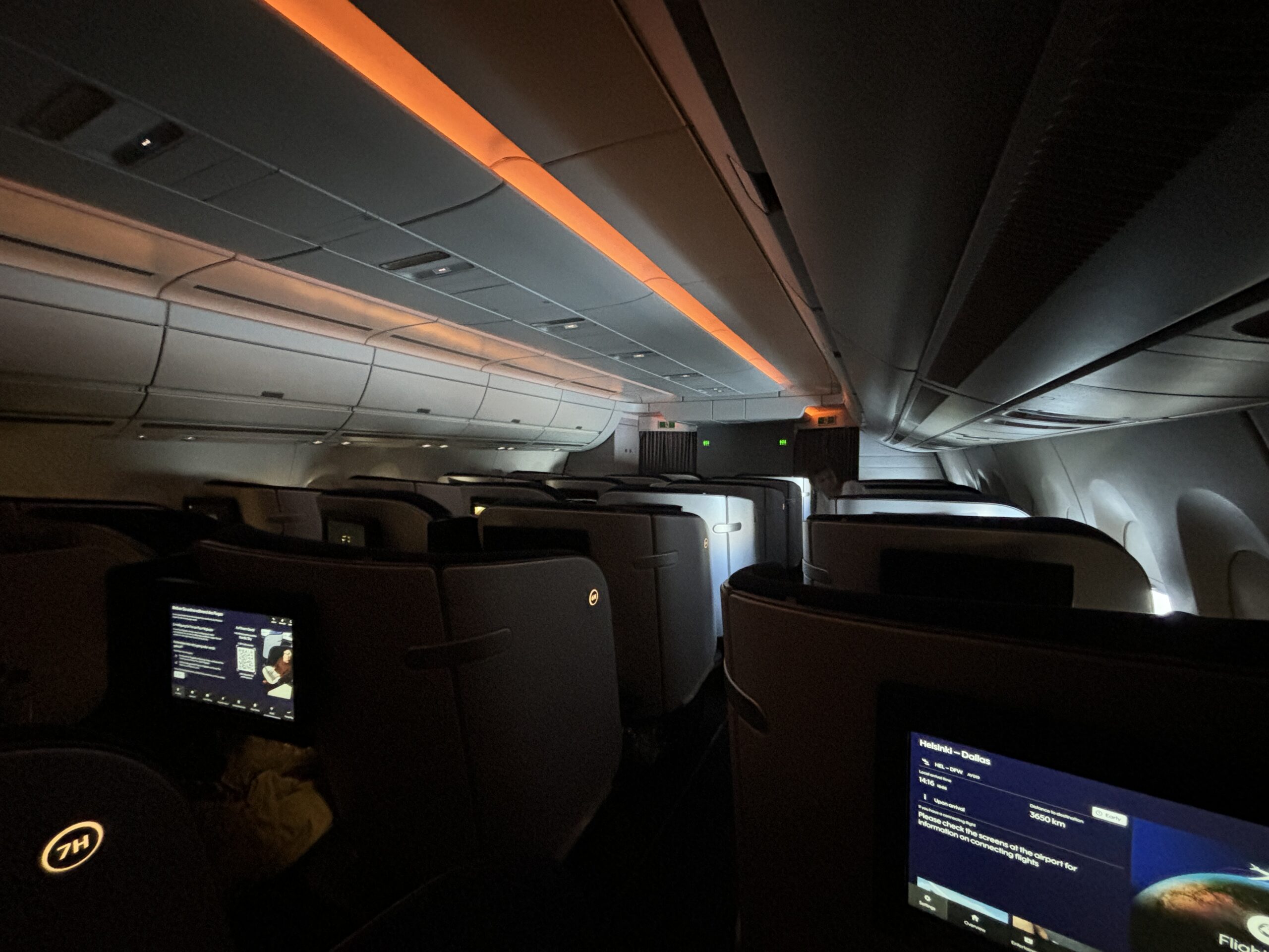 Finnair Business Class Seat