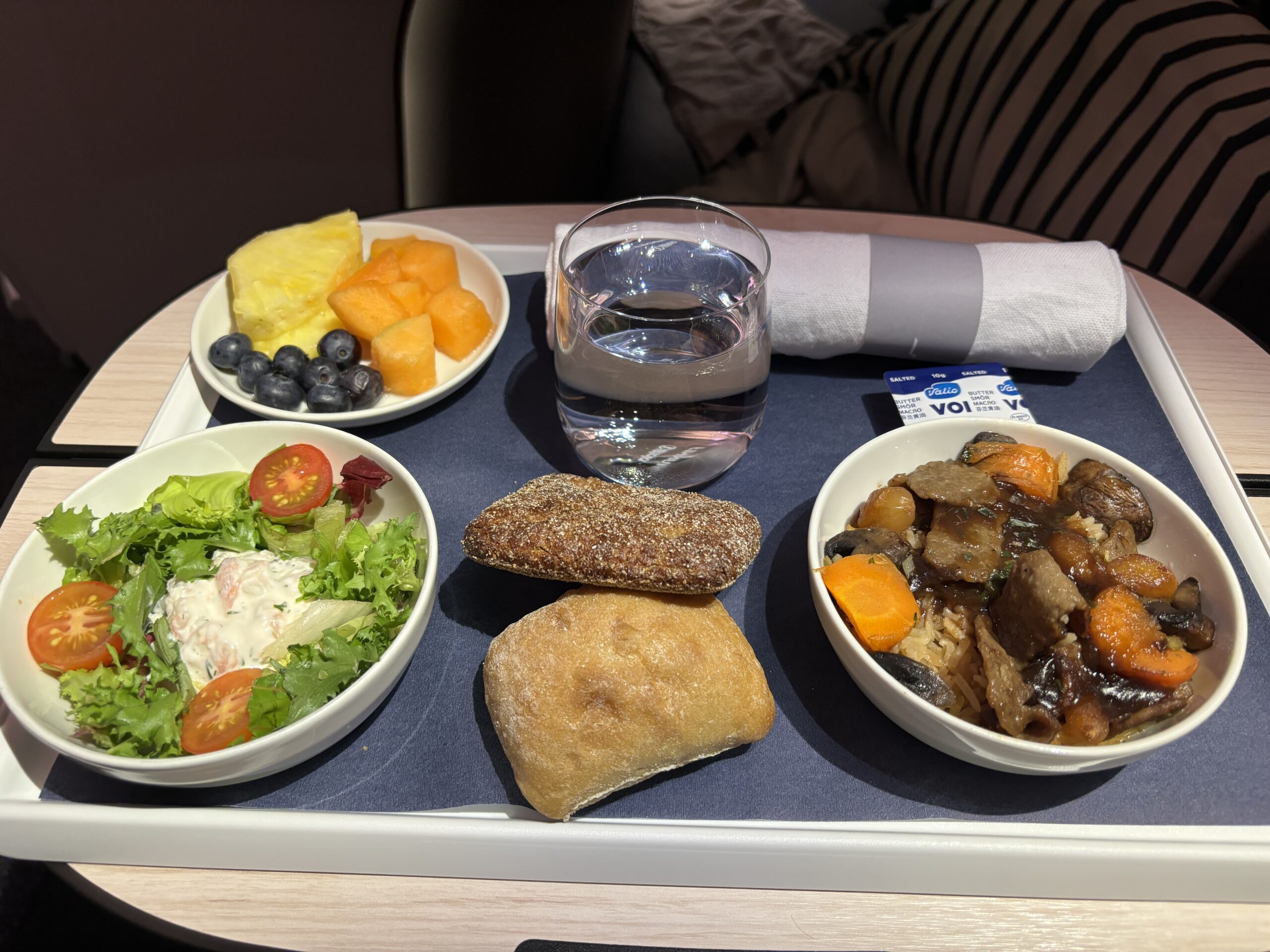 Finnair Business Class Food
