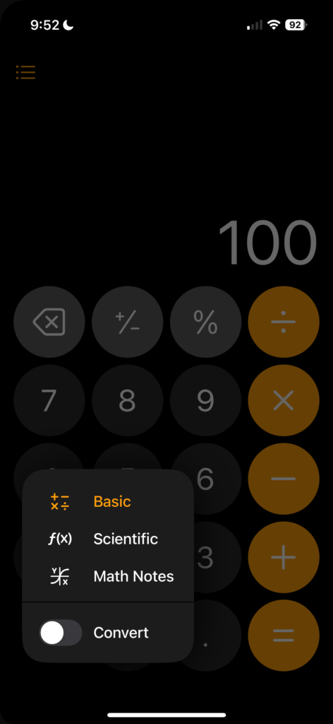 iphone currency convert