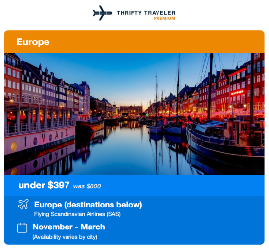 sas alert sas alert to Europe