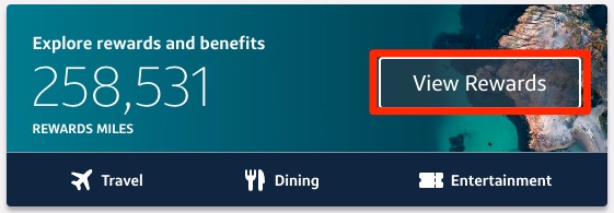 Capital One Miles view rewards