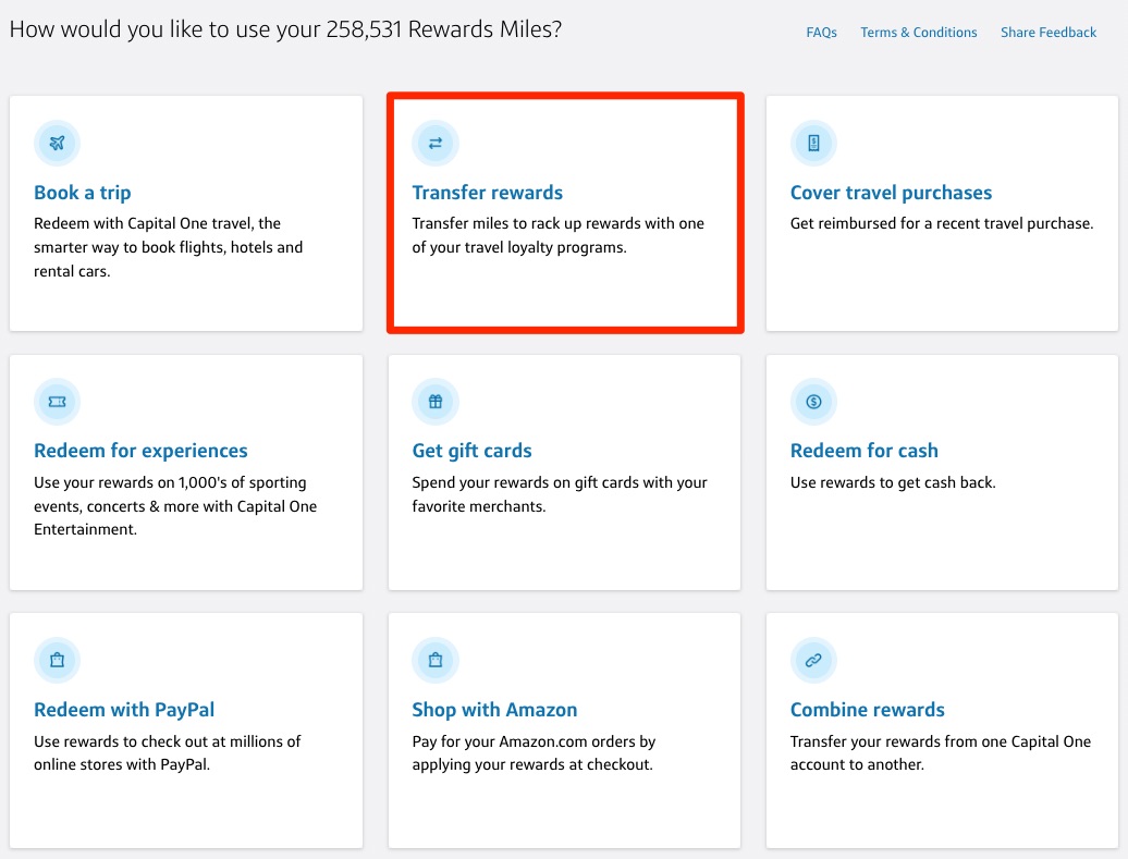 transfer your capital one miles 