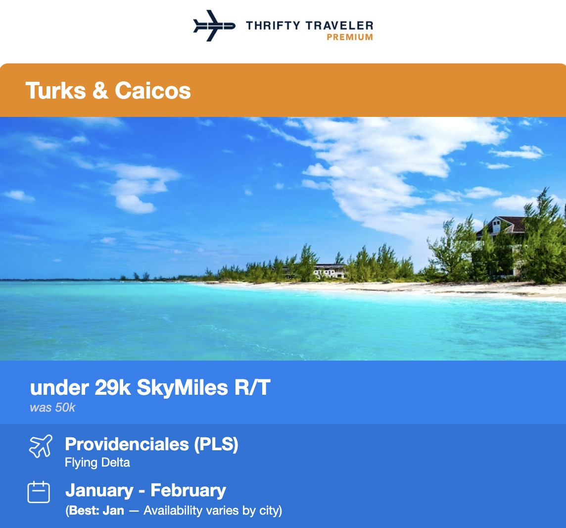 Turks and Caicos SkyMiles