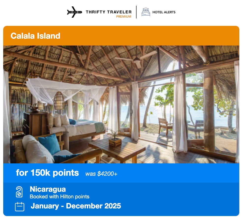an alert to book the calala island hotel in nicaragua