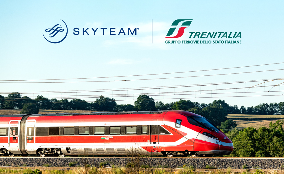SkyTeam and Trenitalia partnership
