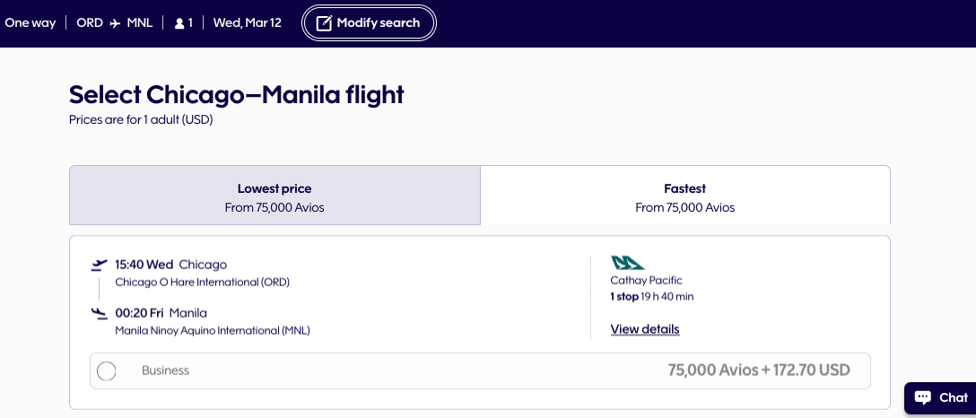 Finnair Cathay Pacific business class booking