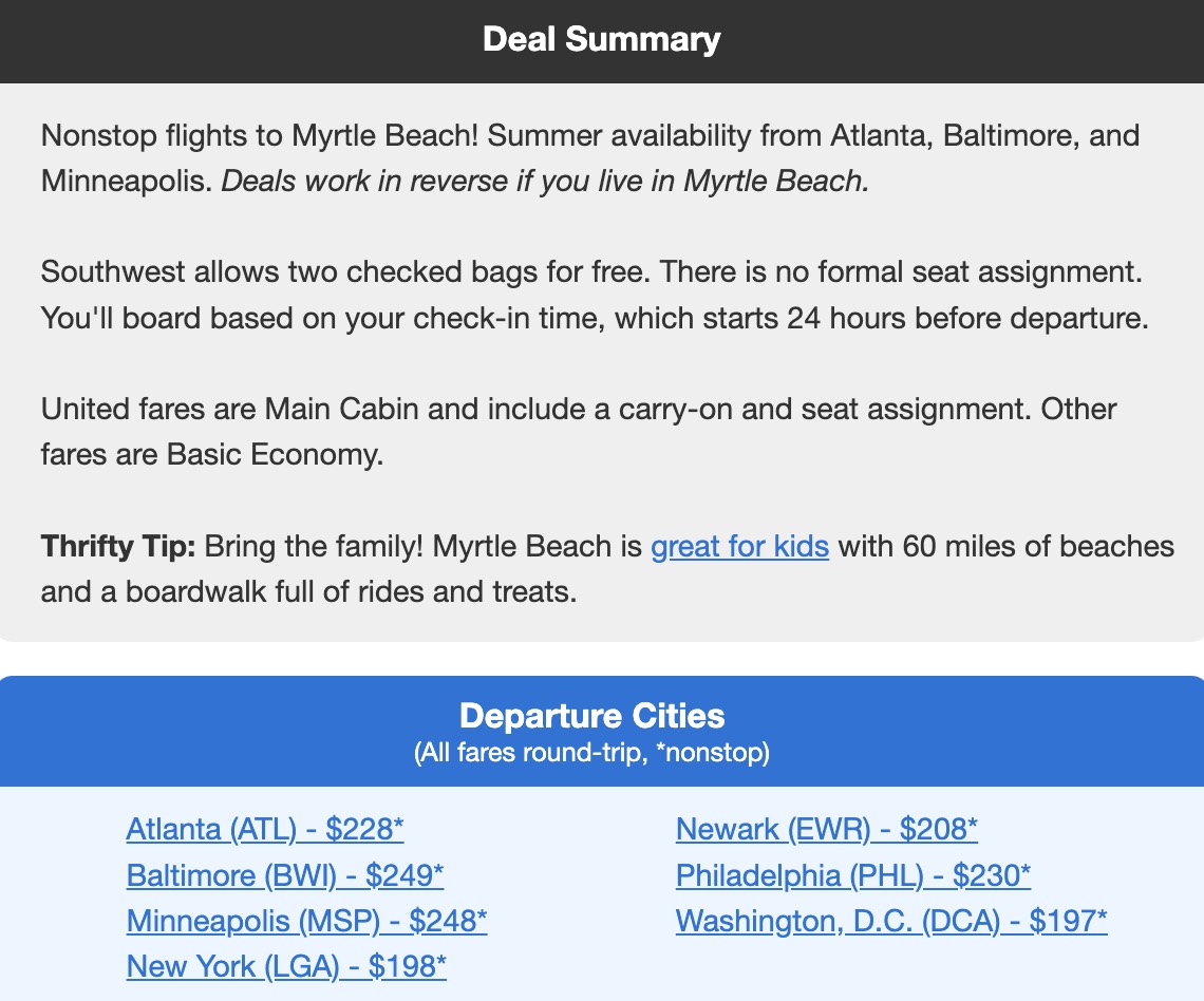 a screenshot of a flight prices 