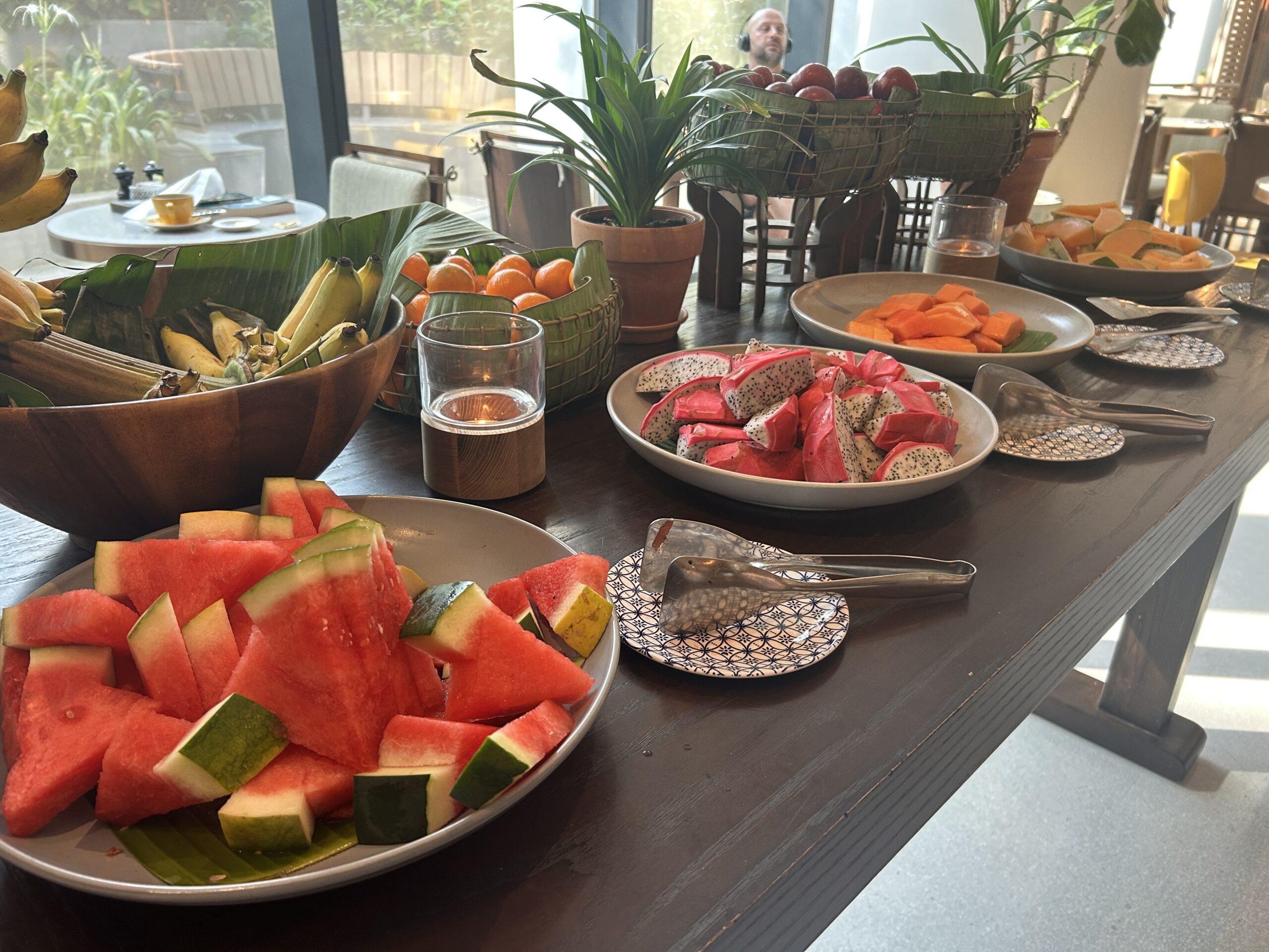 Continental breakfast fruit spread
