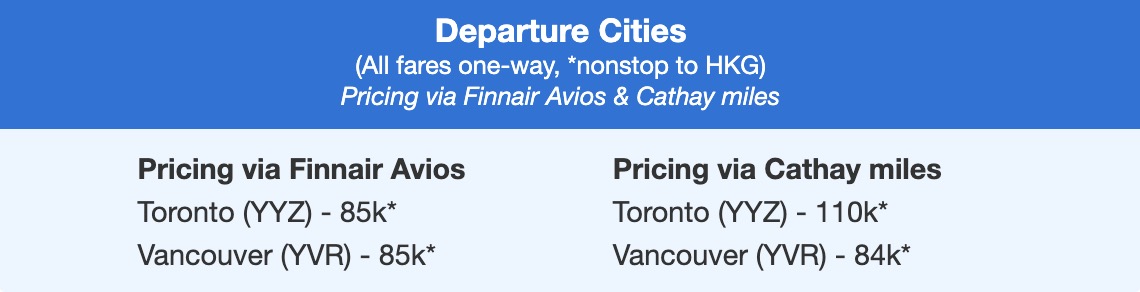 Cathay Pacific business class