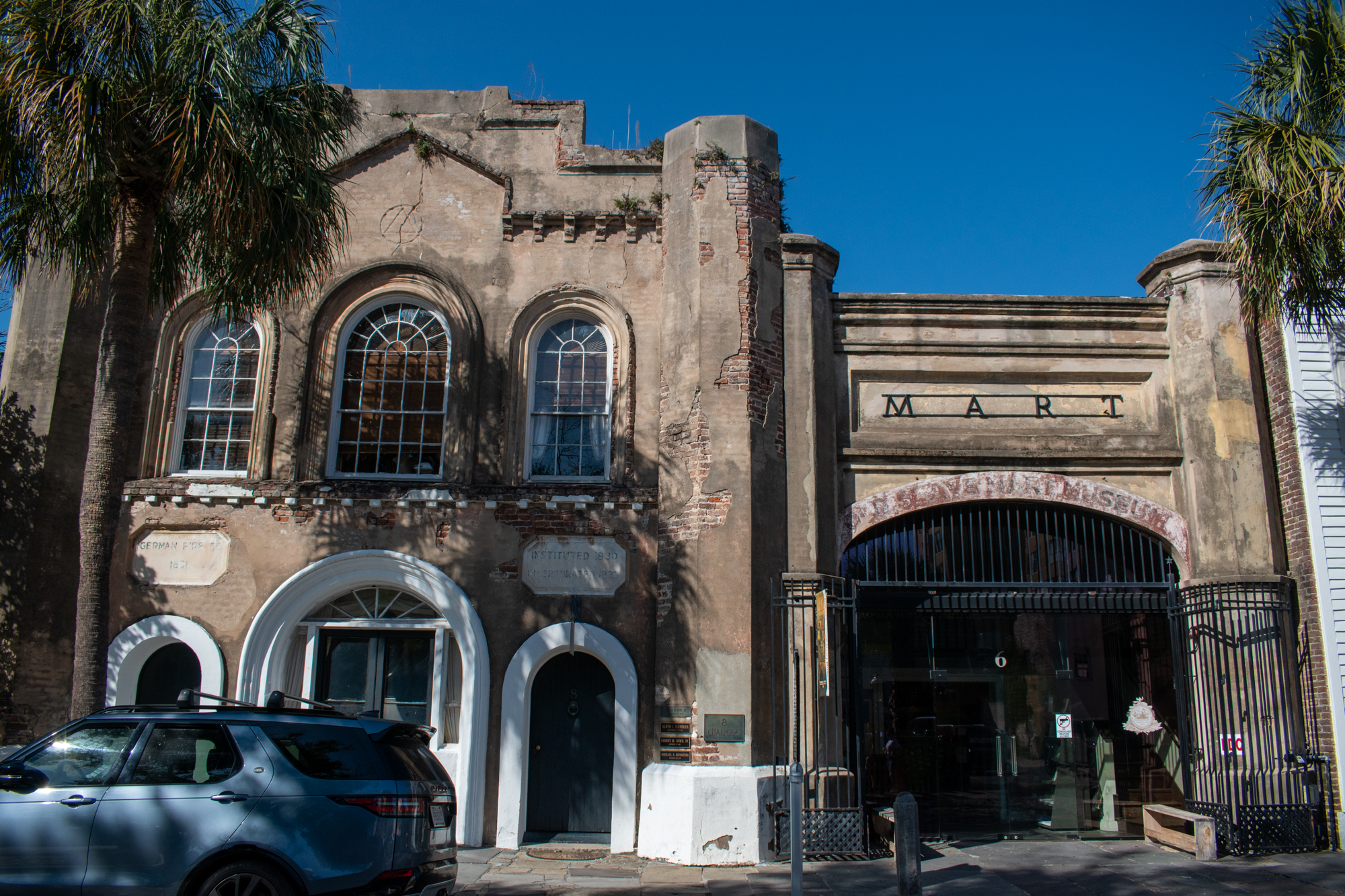 A former slave market in downtown Charleston, South Carolina. 