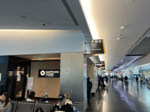 chase lounge san diego entrance at gate 47