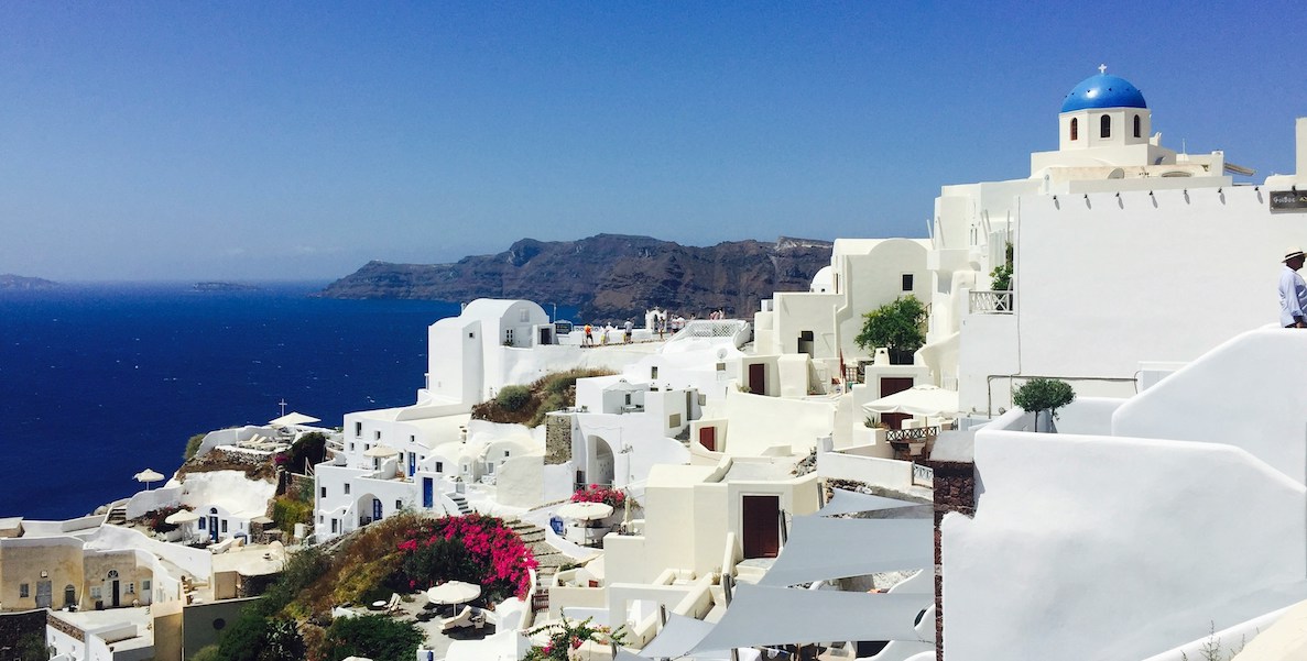white buildings along the coastline