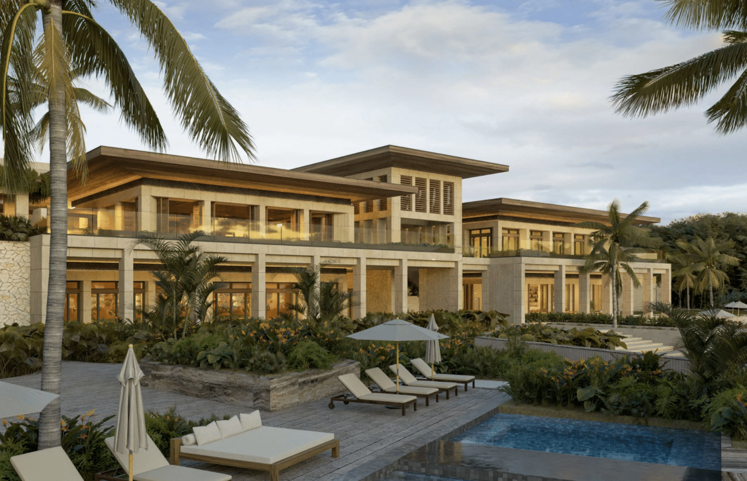 A rendering of the Park Hyatt Cancun