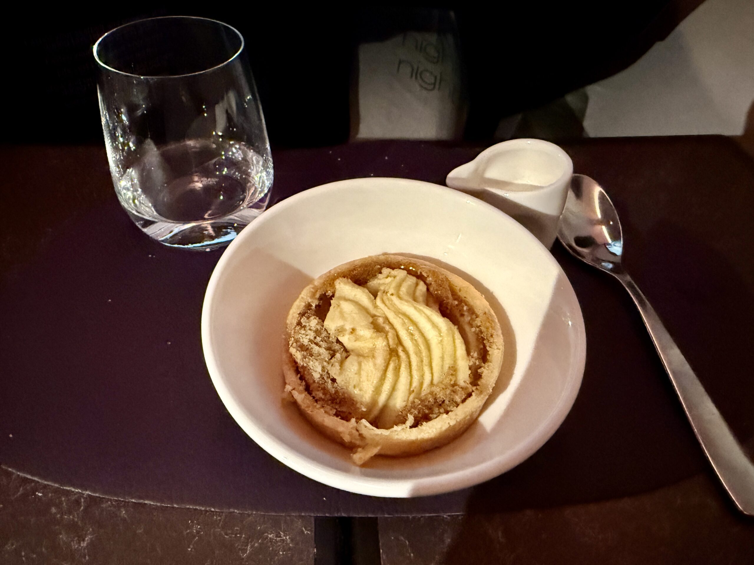 bowl of apple tart