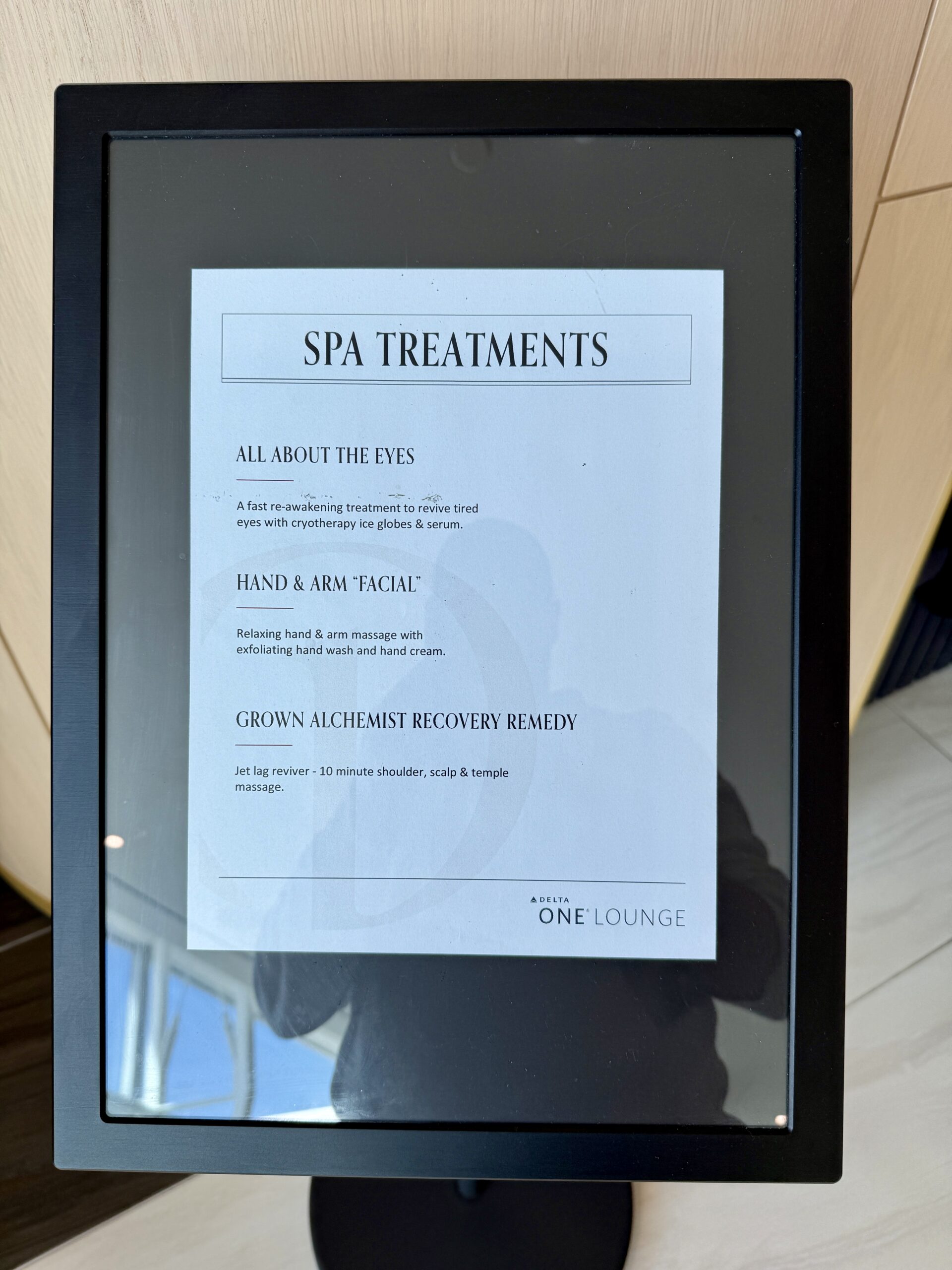 spa treatment choices